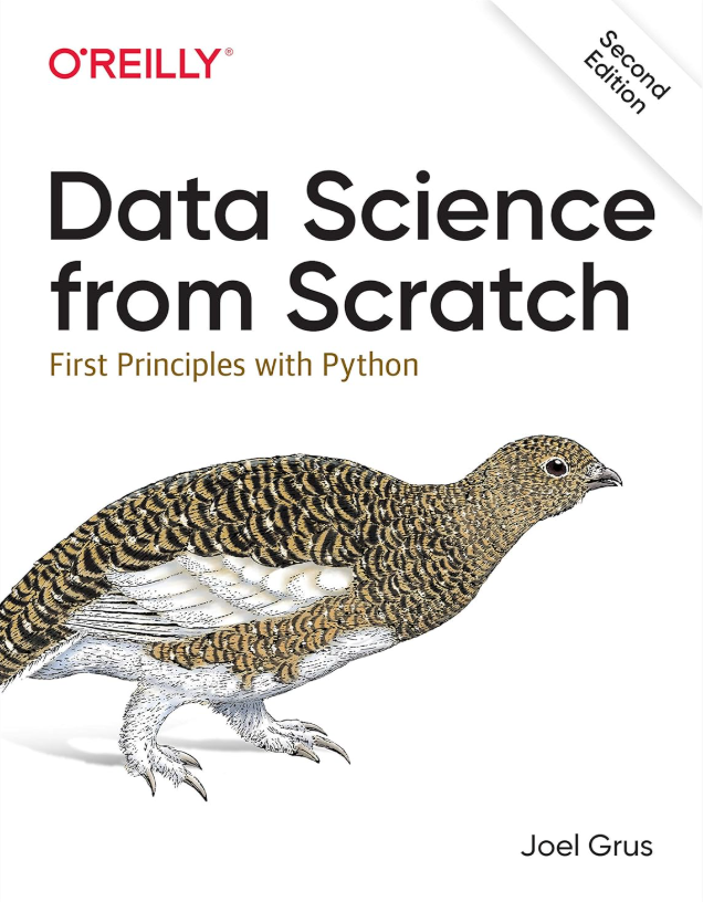 Data Science from Scratch cover